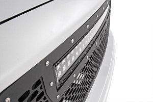 GMC Sierra 1500 Mesh Grille - Rough Country - 30 GMC Sierra 1500 Mesh Grille - Rough Country - 30
